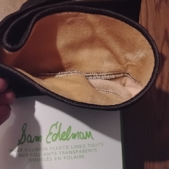 Sam Edelman Black Fleece Lined Tights - Picture 5 of 5